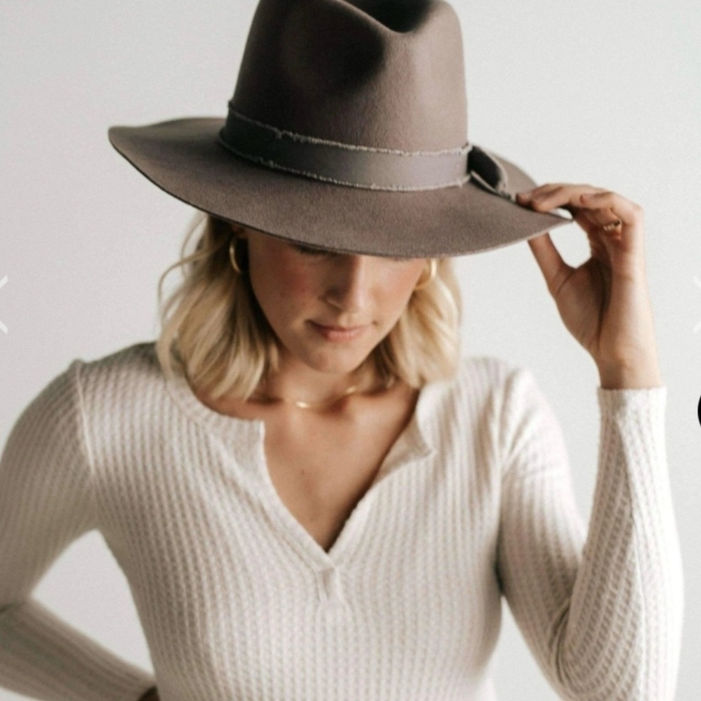 GIGI PIP Brown Fedora Hat
